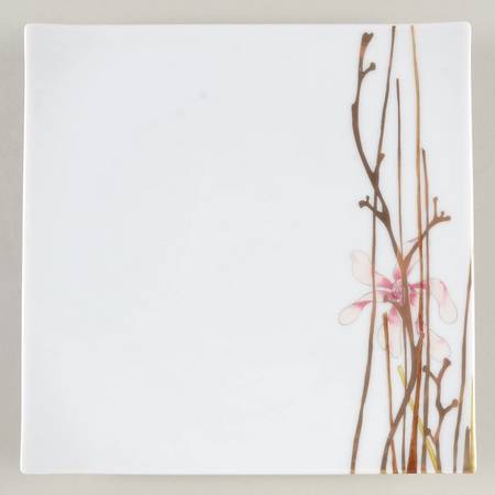 Amour En Cage (Oxygene Shape) Square Luncheon Plate