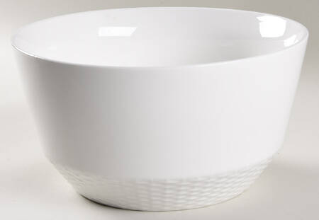 Basketweave 9" Round Vegetable Bowl
