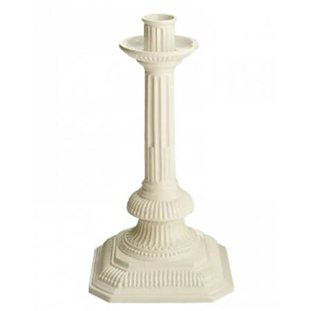 Creamware Candlestick 12"