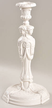 Creamware 13" Candlestick