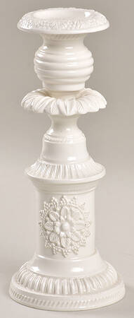 Creamware 6" Candlestick
