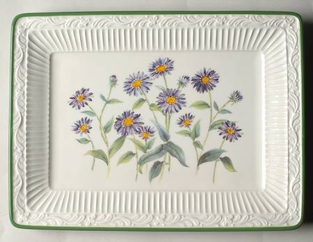 Italian Countryside (Floral) 12" Rectangular Serving Platter