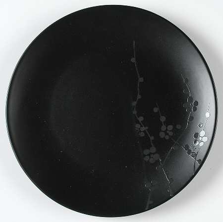 Midnight Silhouette Salad Plate