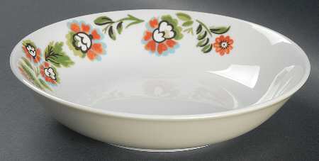 Vintage Botanica Coupe Soup Bowl