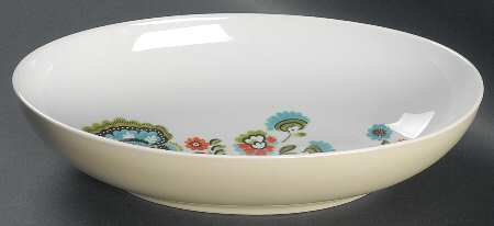 Vintage Botanica 10" Oval Vegetable Bowl