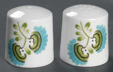 Vintage Botanica Salt & Pepper Set