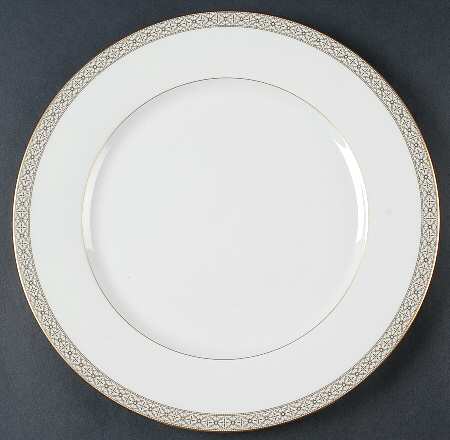 Riverside Park Gold Service Plate (Charger)