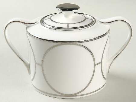 Platinum Links Sugar Bowl & Lid