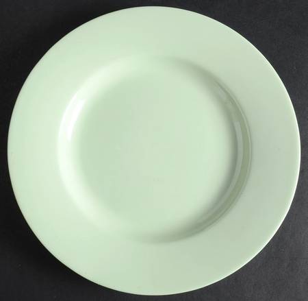 Solid Color Green Salad Plate
