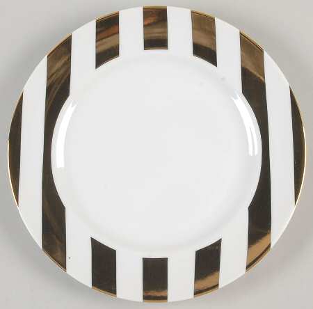 Awnings Stripe Parisian Gold by Marc Blackwell