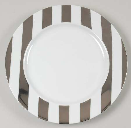 Awnings Stripe Parisian Platinum by Marc Blackwell