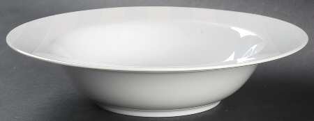 Awnings Stripe White 10" Round Vegetable Bowl
