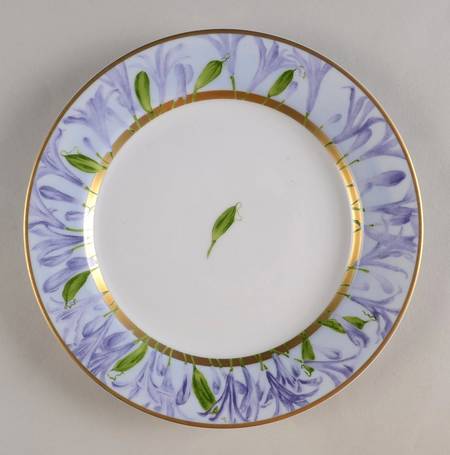 Fleur de Lee Gold Salad Plate