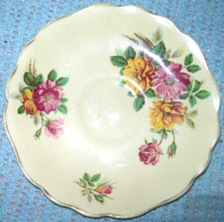 Autumn Flowers Saucer