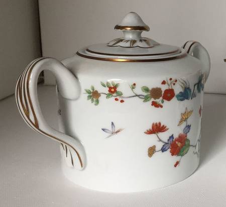 Rock Garden (White) Sugar Bowl & Lid