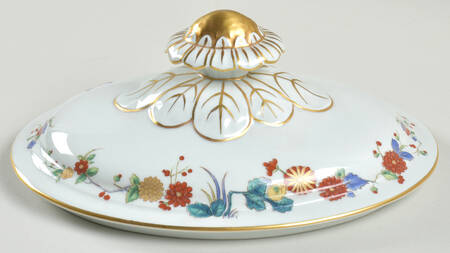 Rock Garden (White) Lid for Tureen