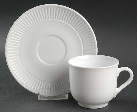 Balustrade Footed Cup & Saucer Set