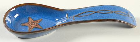 Iron Star Spoon Rest/Holder (Holds 1 Spoon)
