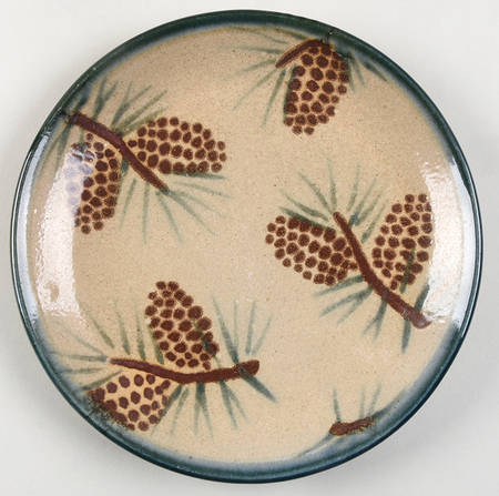 Pine Cone Salad Plate