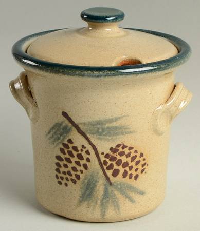 Pine Cone Sugar Bowl & Lid
