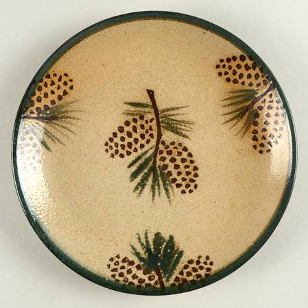 Pine Cone Salad Plate