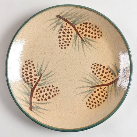 Pine Cone Salad Plate