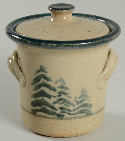 Pine Tree Sugar Bowl & Lid