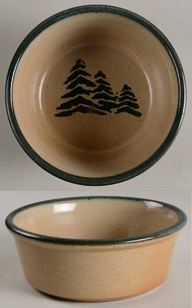 Pine Tree 8" Round Vegetable Bowl
