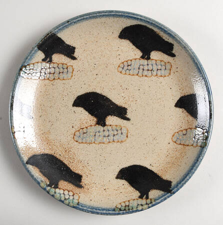 Crow Luncheon Plate