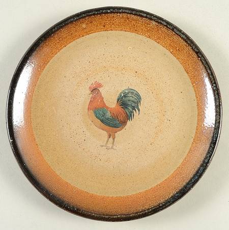 Rooster Salad/Dessert Plate