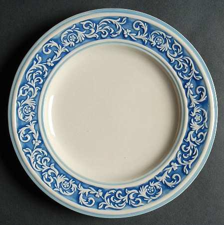 Blue Provencale Salad Plate