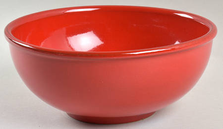 Classic Collection Red 8" Round Vegetable Bowl by Mamma Ro