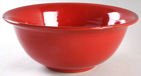 Classic Collection Red 11" Round Deep Bowl