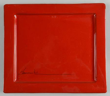 Classic Collection Red 11" Rectangular Serving Platter by Mamma Ro