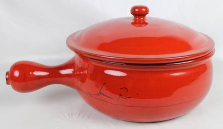 Classic Collection Red 3 Quart Saucepan with Lid