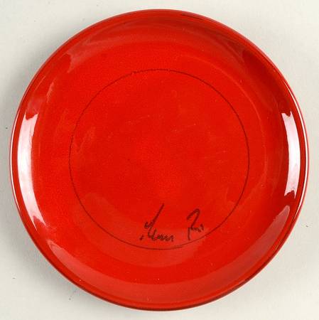Classic Collection Red Bread & Butter Plate
