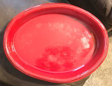 Classic Collection Red 12'' Oval Baker