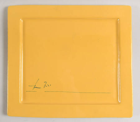 Cameo Collection Marigold Yellow 11" Rectangular Serving Platter