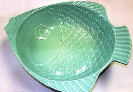 Fish Casserolettes Green by Metlox - Poppytrail - Vernon