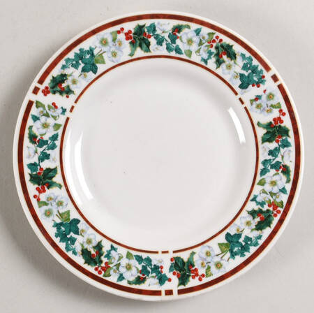 Holly Bread & Butter Plate