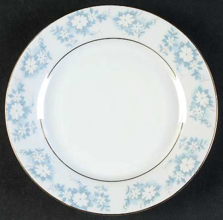 Danube (Blue White Floral) Bread & Butter Plate