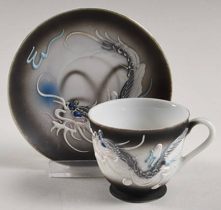 MA12 Footed Demitasse Cup & Saucer Set by Manna (Japan)