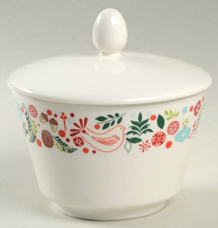 Partridge Garden Sugar Bowl & Lid