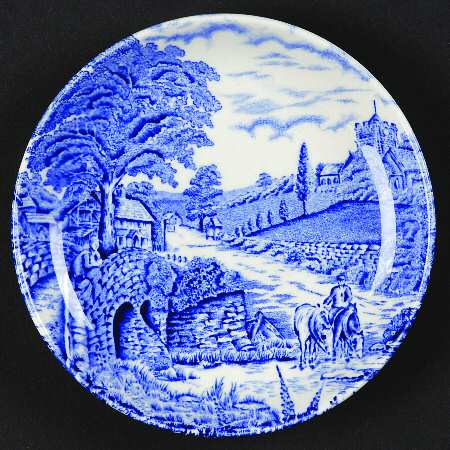 England's Charm Blue Coaster