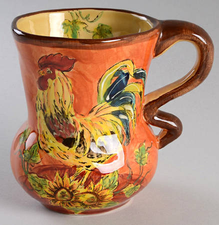 Orange Rooster Mug