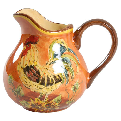 Orange Rooster Creamer