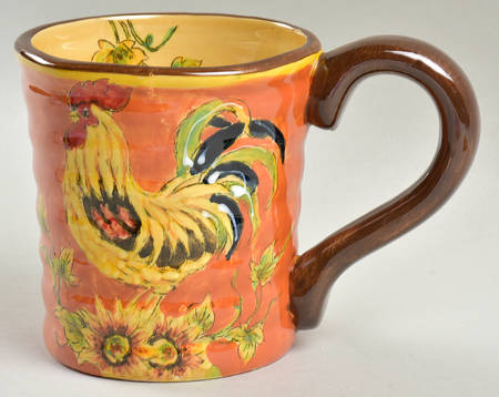 Orange Rooster Mug