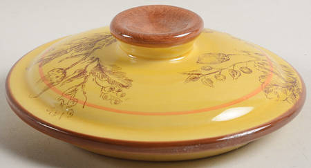 Orange Rooster Lid for Cookie Jar