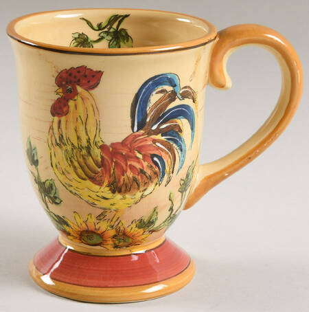 Orange Rooster Mug
