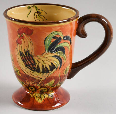 Orange Rooster Mug